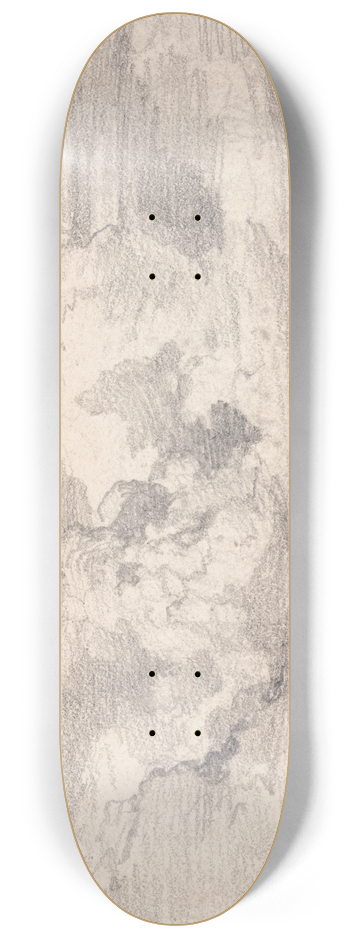 James Ward - Cloud Study 8.25 inch art skate deck