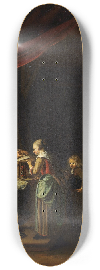 Jan Adriaensz van Staveren - The Schoolmaster 8.25 inch art skate deck