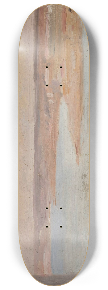 Jan Cigliski - Desert landscape with a river 8.25 inch art skate deck