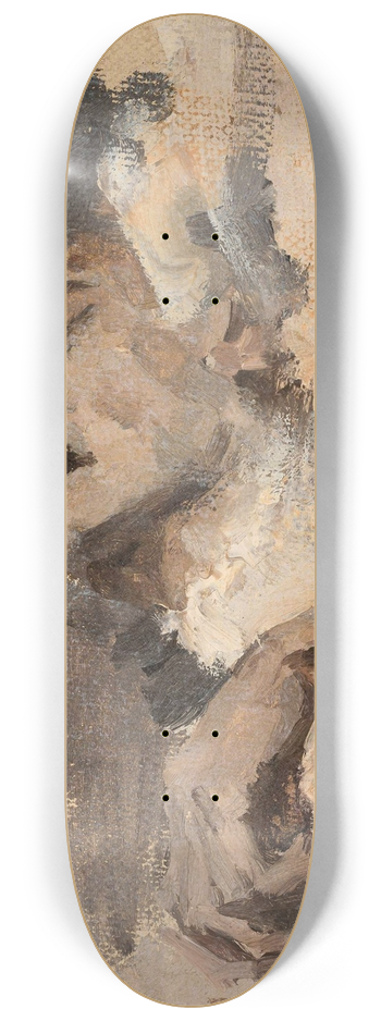 Jan Cigliski - Study of a deceased man 8.25 inch art skate deck