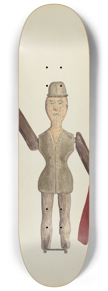 Jane Iverson - Sailor Jack Whirligig 8.25 inch art skate deck
