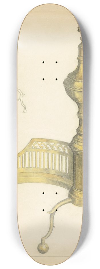 Janet Riza - Andiron 8.25 inch art skate deck