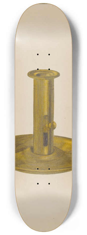 Janet Riza - Candlestick 8.25 inch art skate deck