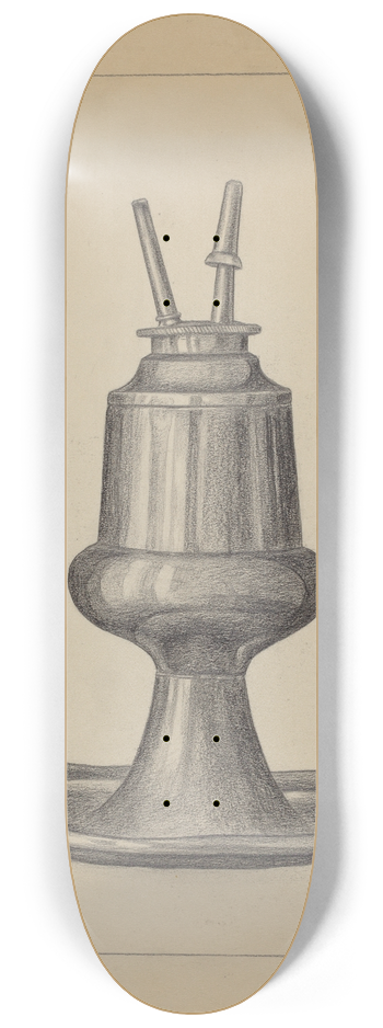 Janet Riza - Lamp 8.25 inch art skate deck