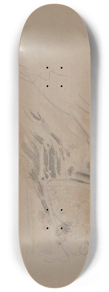 Jan Nowopack - Mountain Motif 8.25 inch art skate deck