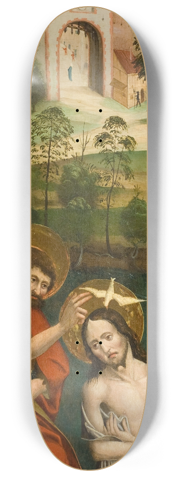 Jan Polack - Four Panels 8.25 inch art skate deck