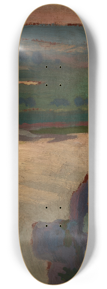 Jan Stanislawski - Evening on the Vistula River 8.25 inch art skate deck