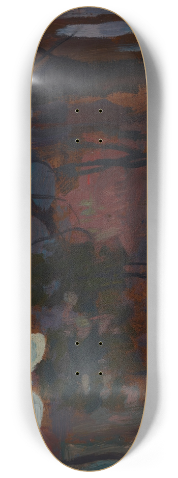 Jan Stanislawski - Planty Park in Spring 8.25 inch art skate deck