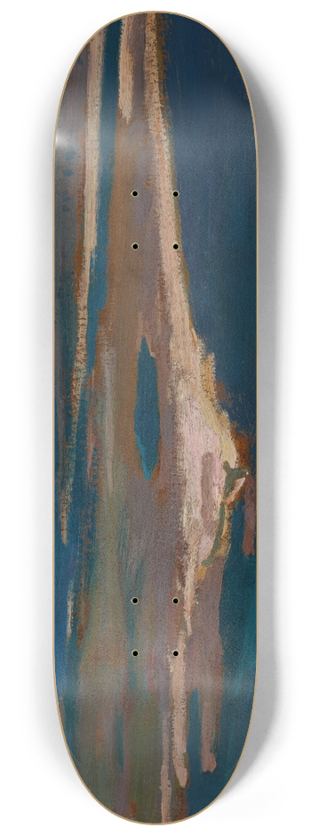 Jan Stanislawski - The Dnieper River in Blue 8.25 inch art skate deck
