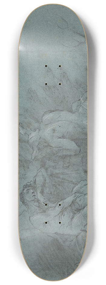 Januarius Zick - Mercury and Argus 8.25 inch art skate deck