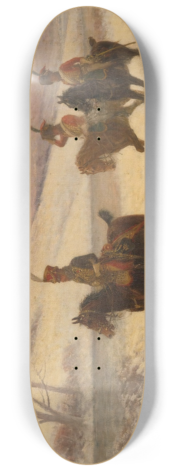 Jan Van Chelminski - Napoleons cavalry 8.25 inch art skate deck