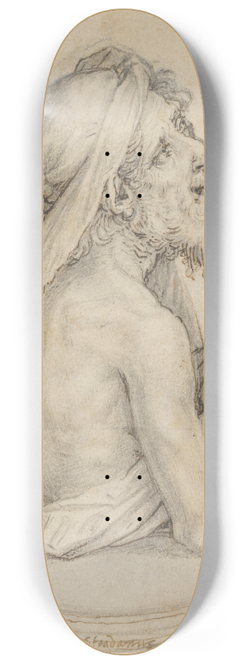 Jan van der Straet - Lazarus 8.25 inch art skate deck