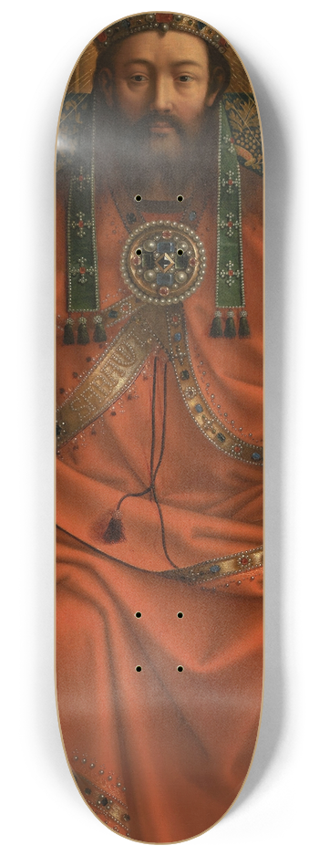 Jan van Eyck - God Almighty 8.25 inch art skate deck