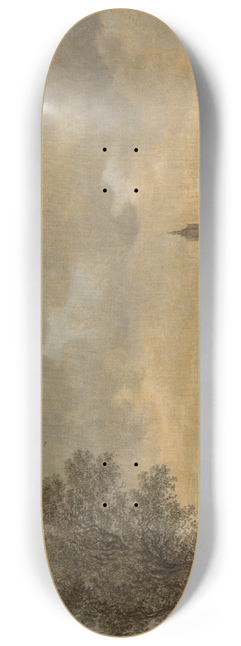 Jan van Goyen - Landscape 8.25 inch art skate deck