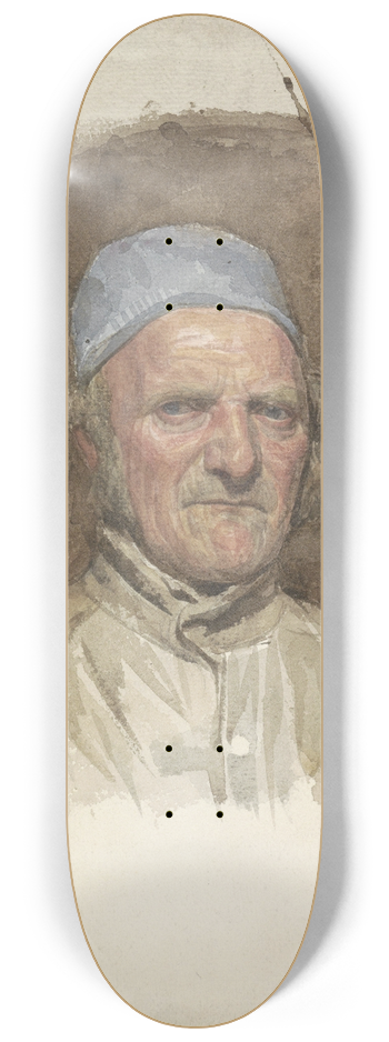 Jan Veth - Mansportret, met blauwe muts 8.25 inch art skate deck