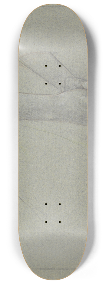 Jan Veth - Studie van twee gevouwen handen in de schoot 8.25 inch art skate deck