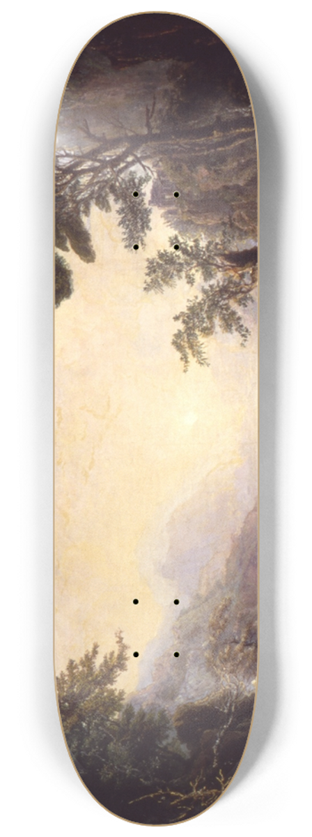 George Loring Brown - Composition, Italian Scenery 8.25 inch art skate deck