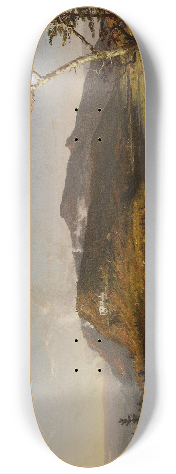 Jasper Francis Cropsey - Catskill Mountain House 8.25 inch art skate deck