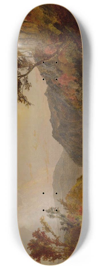 Jasper Francis Cropsey - Hudson River Landscape 8.25 inch art skate deck