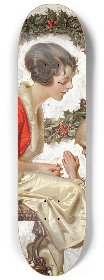 J.C. Leyendecker - Saturday Evening Post cover 8.25 inch art skate deck