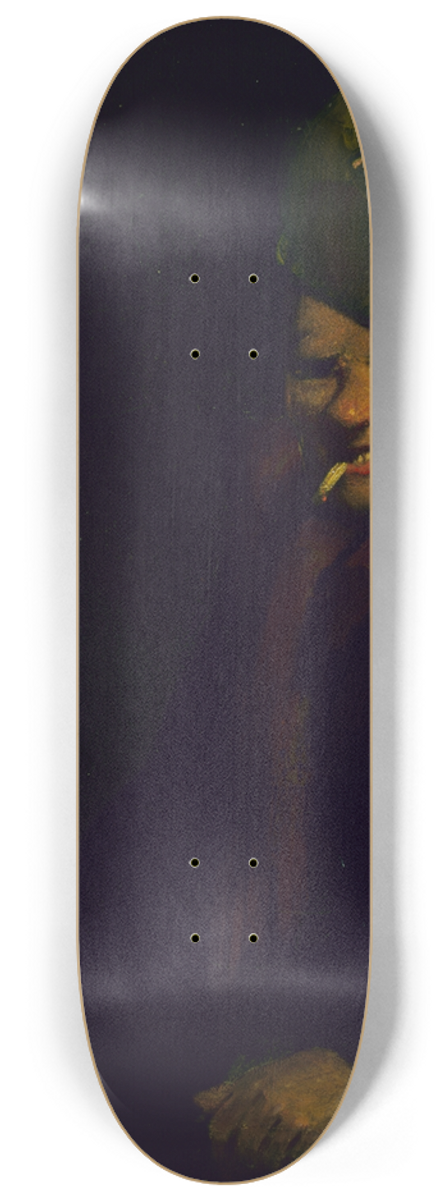 George Luks - New Years Shooter 8.25 inch art skate deck