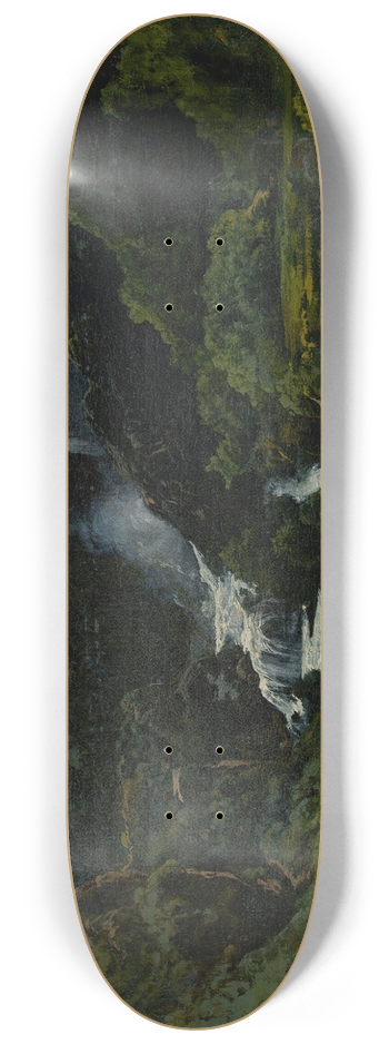 Jean-Baptiste-Camille Corot - La Cascade de Terni 8.25 inch art skate deck