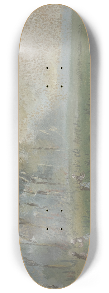 Jean-Baptiste-Camille Corot - Landschaft; Prs Bussires 8.25 inch art skate deck