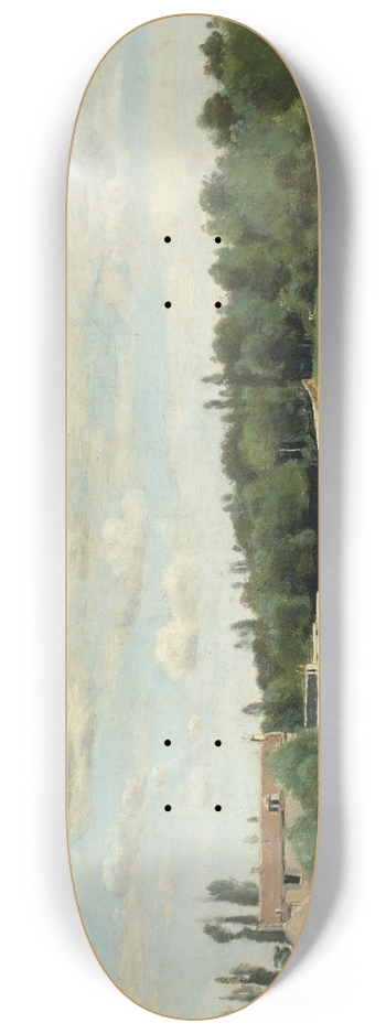 Jean-Baptiste-Camille Corot - The Bath 8.25 inch art skate deck