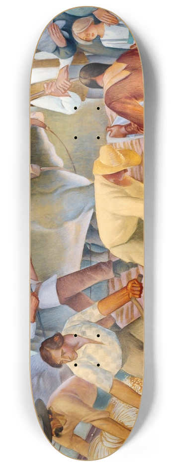 George Melvin Smith - There Was a Vision 8.25 inch art skate deck