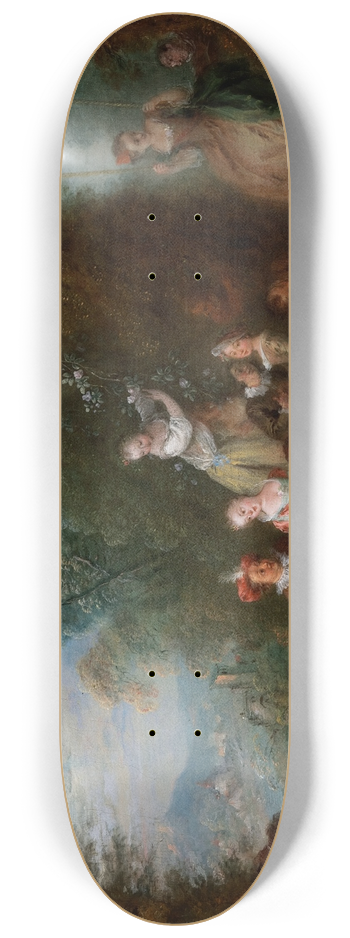 Jean-Baptiste Pater - Fte Champtre 8.25 inch art skate deck