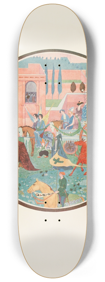 Jean de Bosschre - The Procession 8.25 inch art skate deck