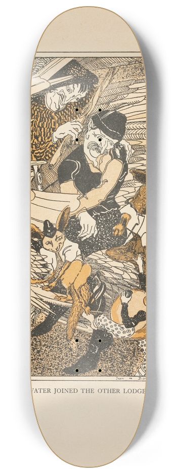 Jean de Bosschre - The Water joined the other Lodgers 8.25 inch art skate deck