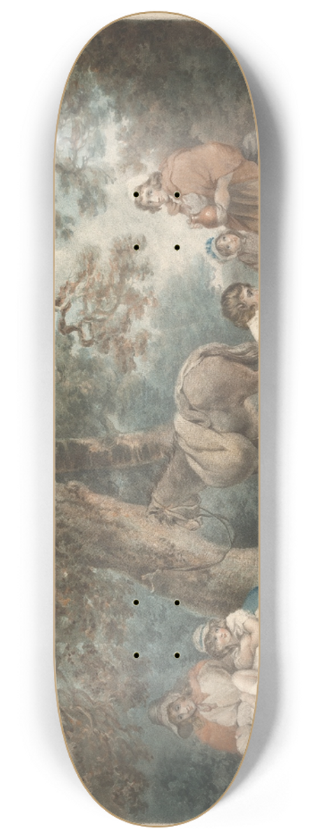 George Morland - Travellers 8.25 inch art skate deck