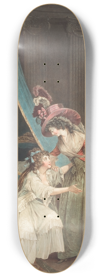 Jean Franois Janinet - Lindiscretion 8.25 inch art skate deck