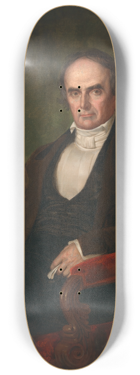 George Peter Alexander Healy - Daniel Webster 8.25 inch art skate deck