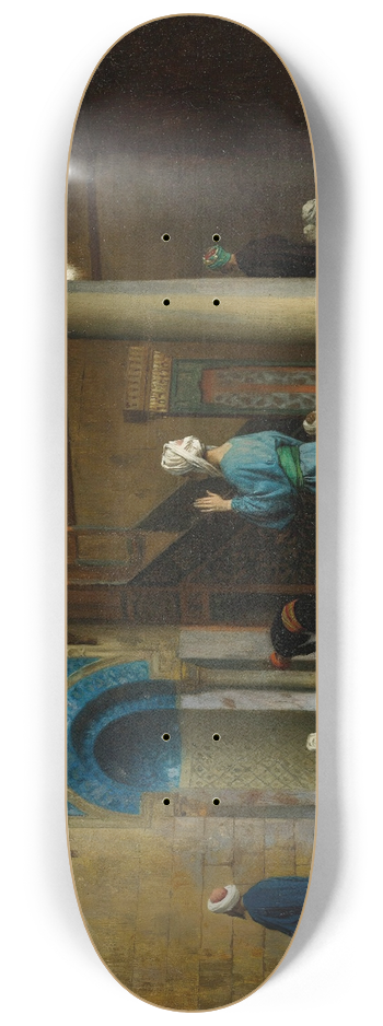 Jean-Lon Grme - At Prayer, Cairo 8.25 inch art skate deck