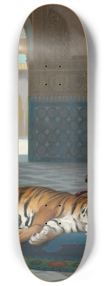 Jean-Lon Grme - Le Tigre Et Le Gardien 8.25 inch art skate deck