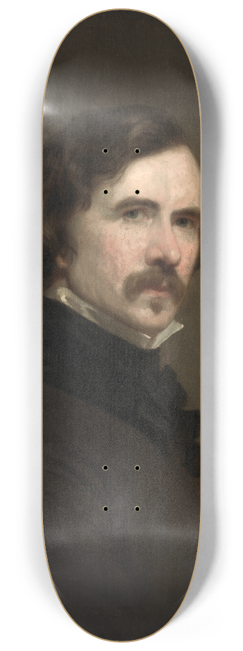 George Peter Alexander Healy - Self-Portrait 8.25 inch art skate deck