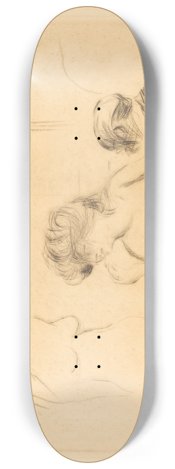 Jean-Louis Forain - In a Private Room (third plate) 8.25 inch art skate deck