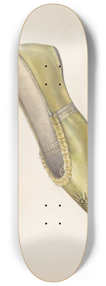 Jean Peszel - Womans Slipper 8.25 inch art skate deck