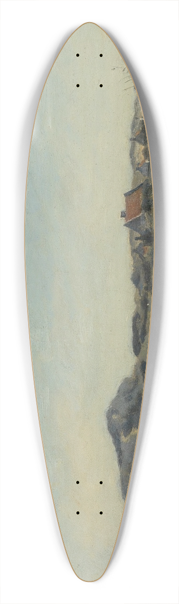 Jean-Baptiste-Camille Corot - Dunkerque. Une pcheuse de crevettes 39.3 inch art pintail longboard deck