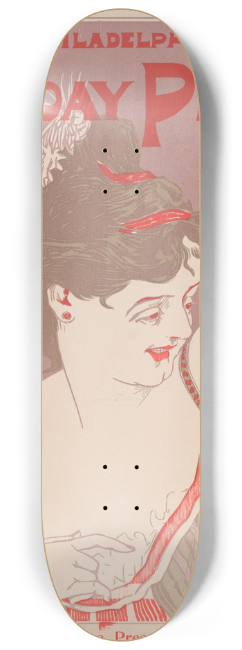 George Reiter Brill - The German iris 8.25 inch art skate deck