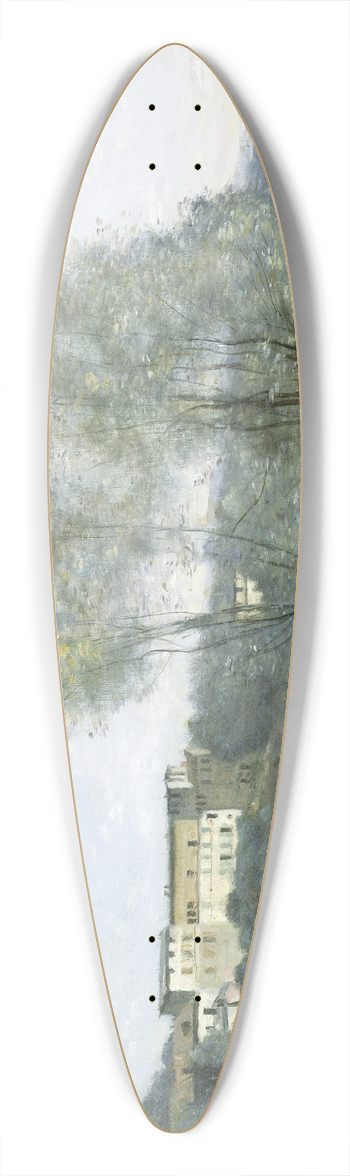 Jean-Baptiste-Camille Corot - Ville-dAvray 39.3 inch art pintail longboard deck