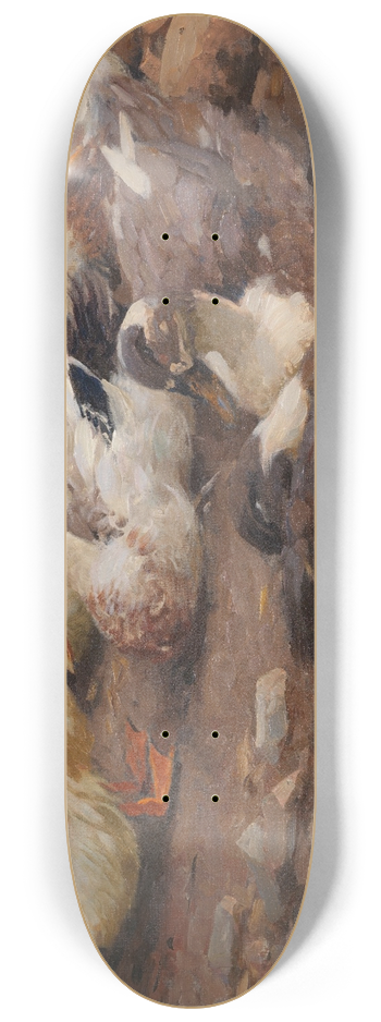 Alexander Koester - Neun Enten am Teichufer 8.25 inch art skate deck