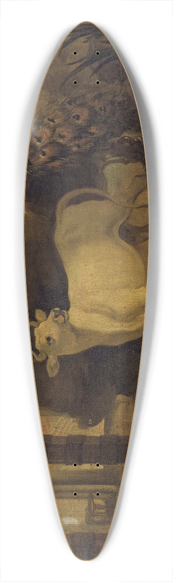 Jean-Baptiste Oudry - Jupiter transformedinto a bull 39.3 inch art pintail longboard deck