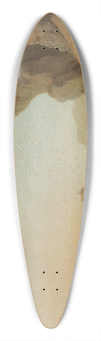 Jean-Baptiste Pillement - Fishermen pulling nets at the seaside 39.3 inch art pintail longboard deck
