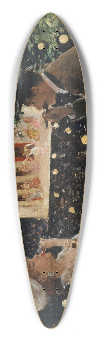 Jean Braud - Dner aux Ambassadeurs 39.3 inch art pintail longboard deck