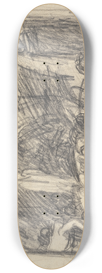 George Romney - Figure Composition Study 8.25 inch art skate deck
