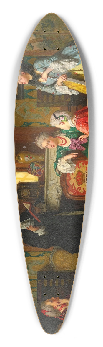 Jean Carolus - A Reading From Molire 39.3 inch art pintail longboard deck