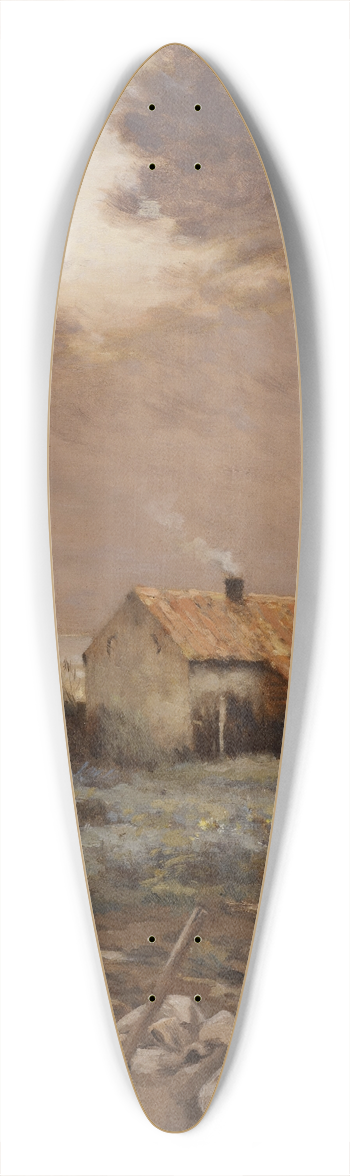 Jean Charles Cazin - Landscape 39.3 inch art pintail longboard deck
